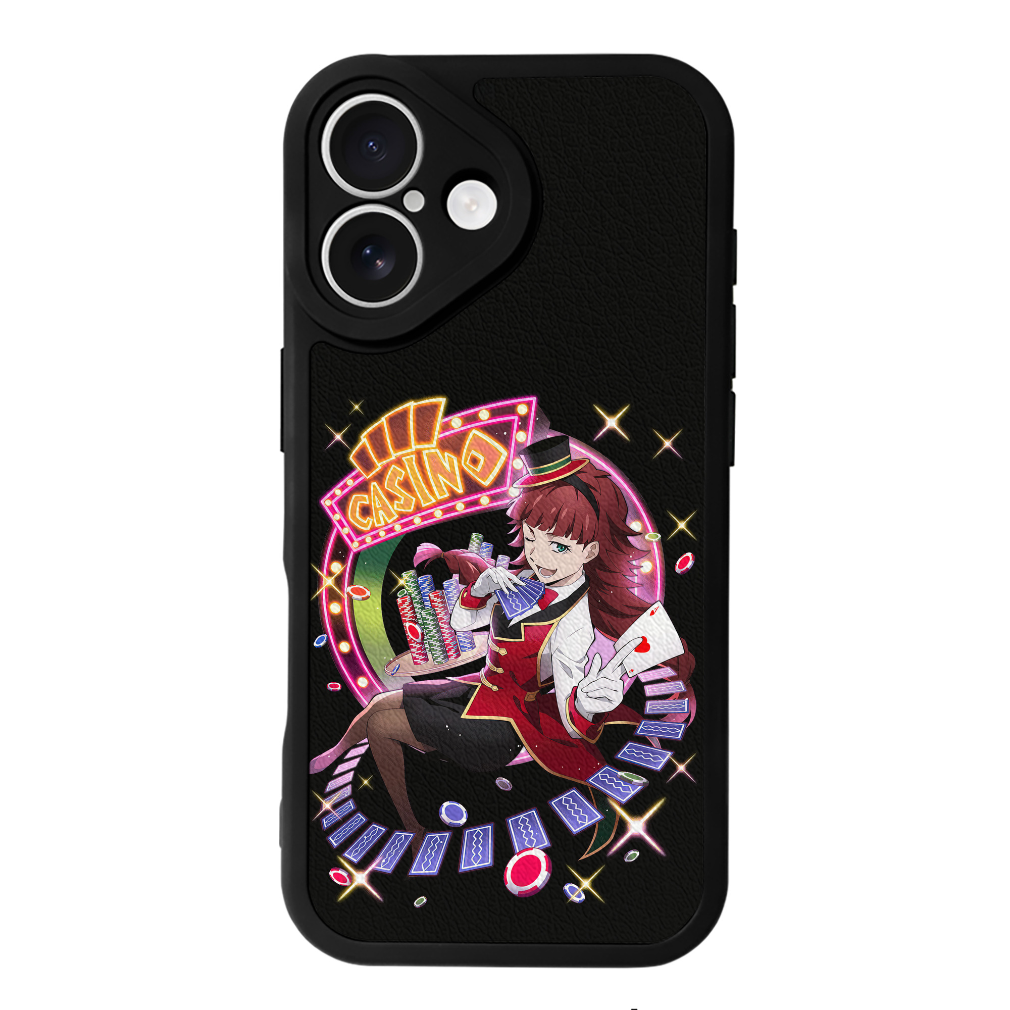 （画像用） 文豪ストレイドッグス Bungo Stray Dogs 【iPhone 16シリーズ対応】シリコンスマホケース（レザー調） 材質：シリコン